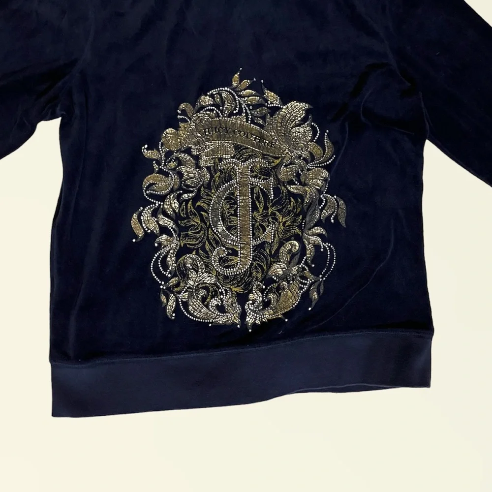 Y2K Juicy Couture navy blue jacket - Picture 2 of 4